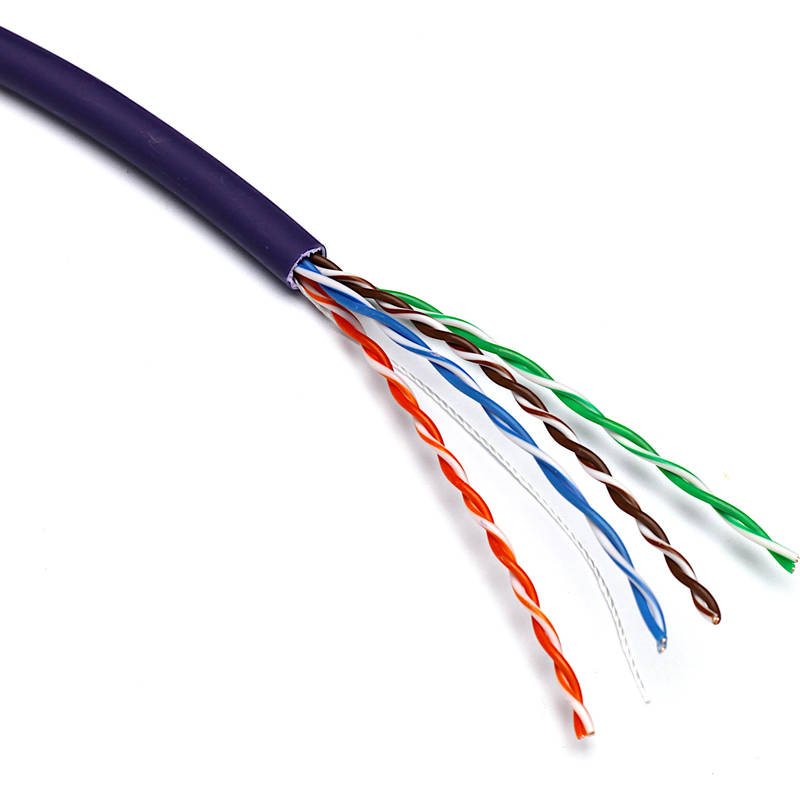 Excel Cat5e LSOH UTP Violet Dca Solid LAN Cable - 305m