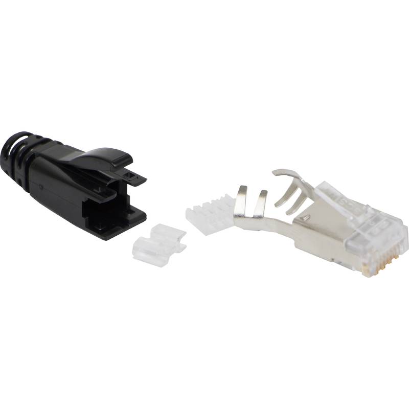 Cat6A Solid Core Screened Plug (25-Pack)