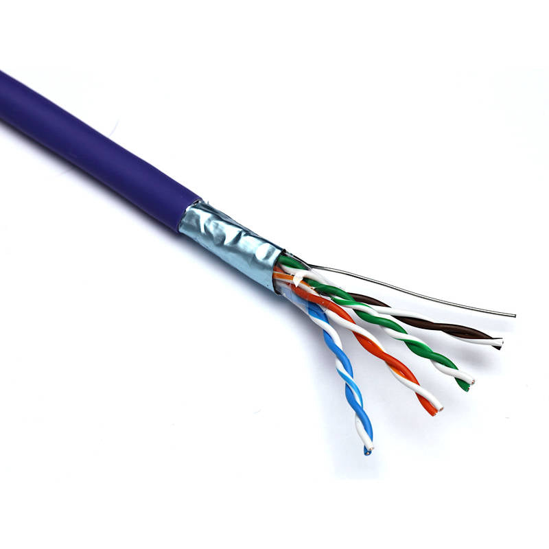 Excel Solid Cat5e Cable F/UTP LSOH Euroclass Dca 305 m Box Violet