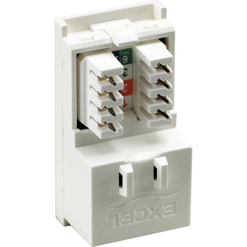 Cat6 (UTP) Unscreened Low Profile RJ45 Euro Module