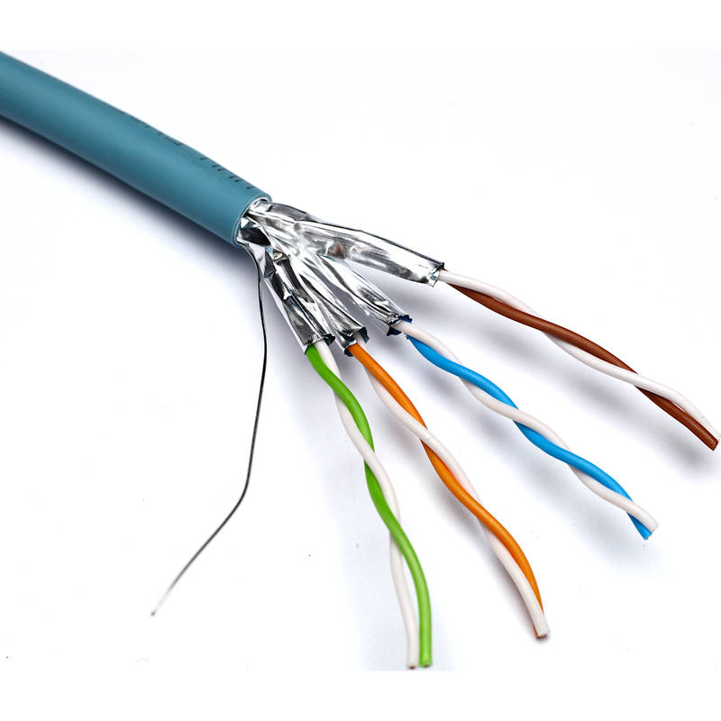 Excel Solid Cat6A Cable U/FTP LSOH CPR Euroclass B2ca 305m Box Ice Blue