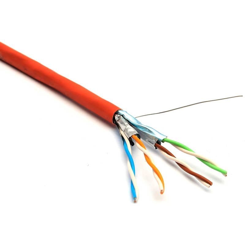 Excel Solid Cat6A Cable U/FTP LSOH CPR Euroclass B2ca 305m Box Orange