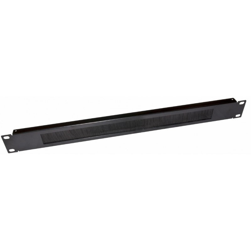 1u 19" Horizontal Brush Strip Panel