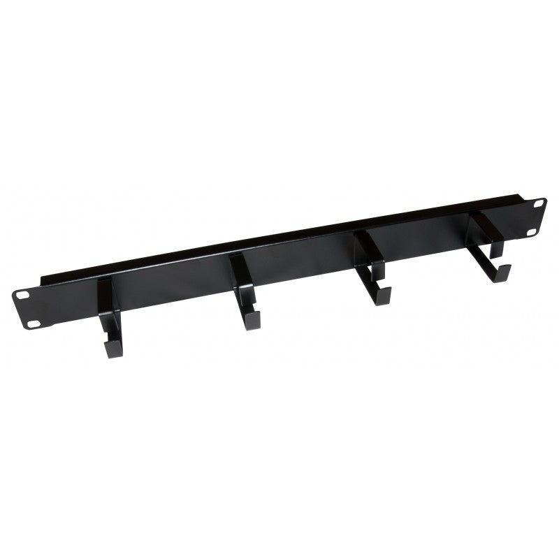 2u 19" Horizontal 4 Ring Cable Tidy Panel