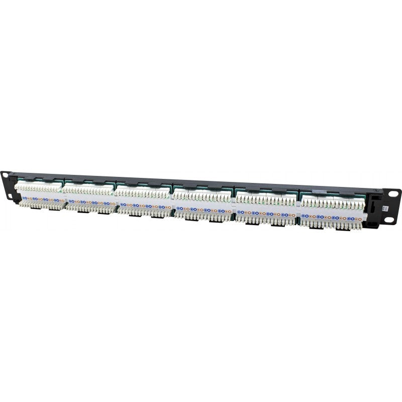 1u 19" 24 Port Cat5e UTP Elite Patch Panel