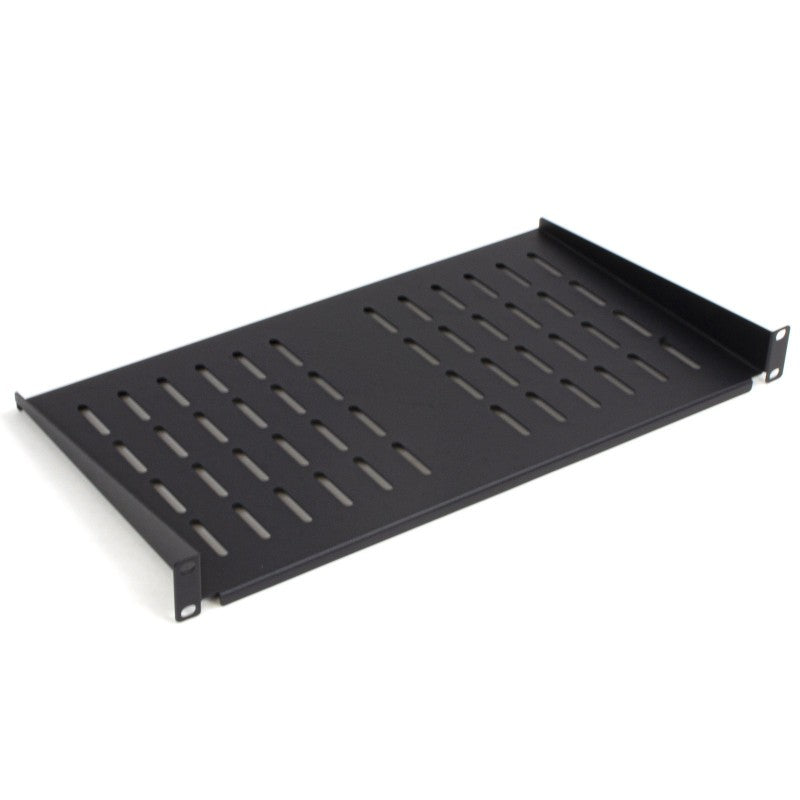 2U 19" 250mm Deep Fixed Vented Cantilever Shelf