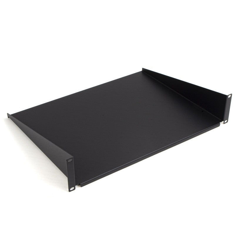 2U 19" 350mm Deep Fixed Cantilever Shelf