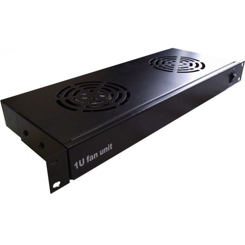 1U 19" 2 way Rack Mounted Fan Tray