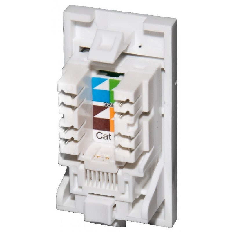 Cat6 UTP RJ45 Module (Euromod Size)