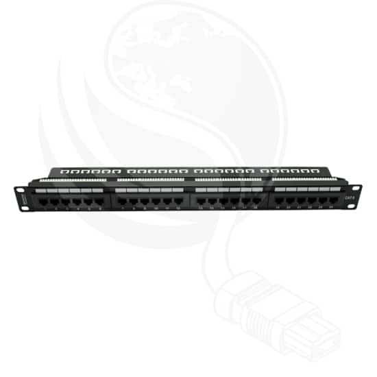 Cat 6 Patch Panel – 24 Port – UTP