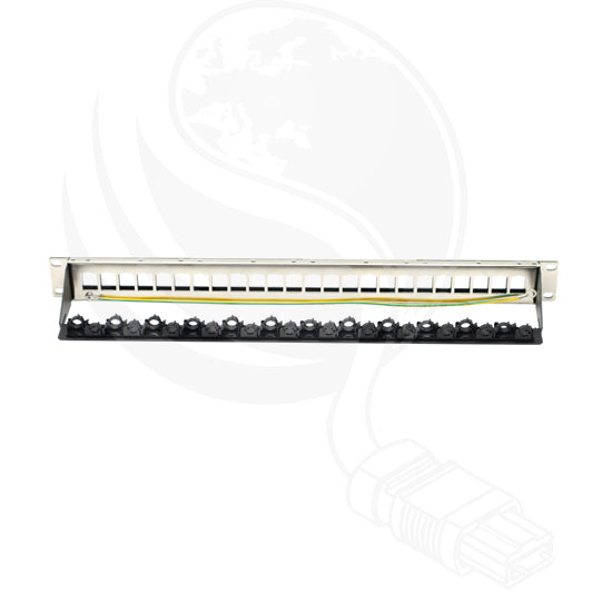 24 Port STP Patch Panel – Special Cable Organiser Model 01