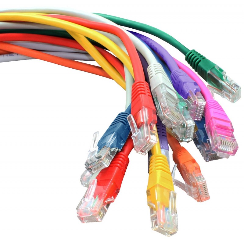 0.5m to 20m Cat5e UTP Patch Leads