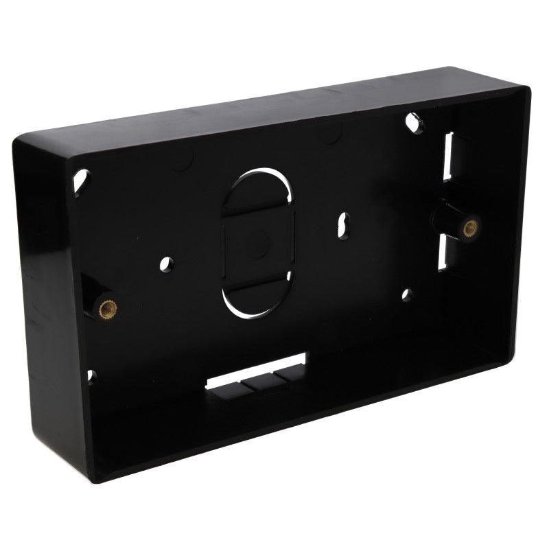 Surface Mount Back Box Pattress Box Douglegang 32mm Black