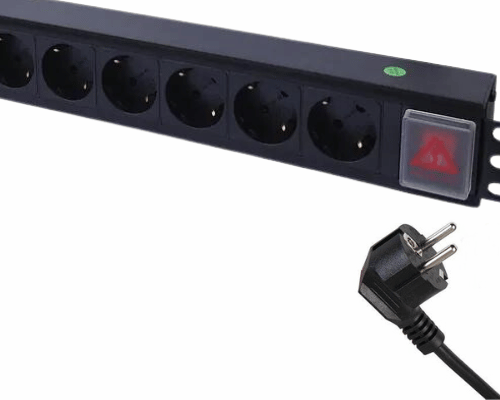 8 Way Horizontal PDU Schuko socket Schuko Socket